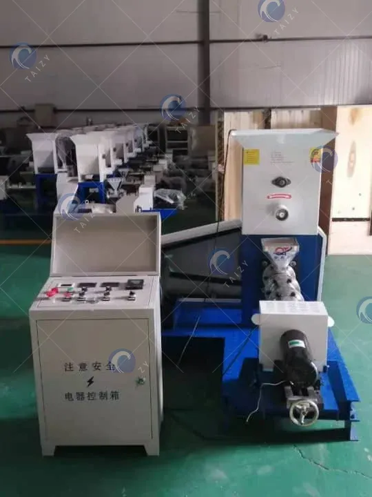 Syrian Customer Purchased Dgp-70 Fish Food Pellet Maker 2 Fish feed pellet pelletizer