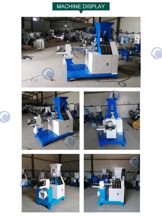Pet Cat Food Making Machine 2 Display of cat food making machine